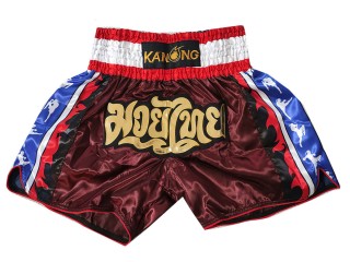 Kanong Kick boxing Shorts : KNS-149-Maroon
