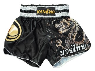 Kanong Kick boxing Shorts : KNS-505-Black