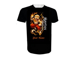 Customised Muay Thai T-Shirt with Name : KNTSHCUST-024