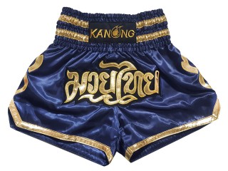 Kanong Kick boxing Shorts : KNS-121 Navy