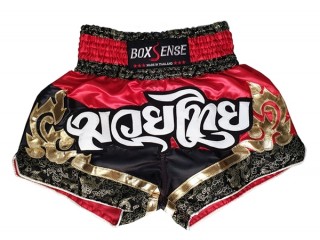 Boxsense Women Kickboxing Shorts : BXS-086-Red