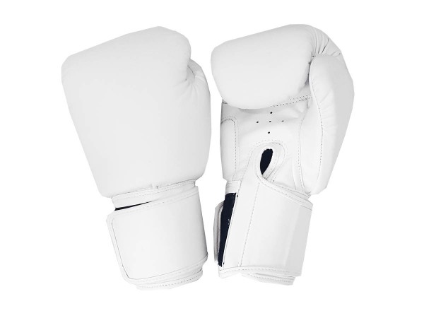 Boxsense Classic Muay Thai Boxing Gloves : White