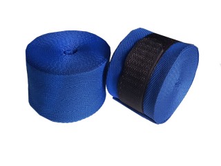 Muay Thai Equipment - Boxing Handwraps (Elastic) : Blue