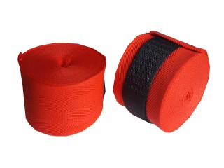 Kickboxing  Equipment - Boxing Handwraps (Elastic) : Red