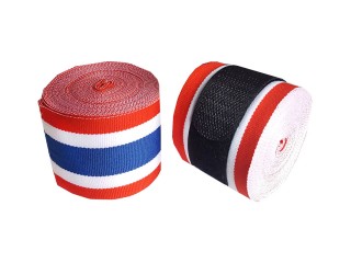 Boxsense Kids Kickboxing Elastic Handwraps : Thai Flag