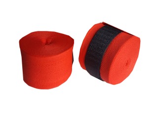 Muay Thai Equipment - Kickboxing Elastic Handwraps : Red