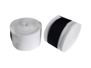 Muay Thai Kids Boxing Elastic Handwraps : White