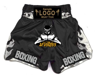 Customize Boxing Shorts with Embroidered Logo Patch