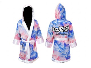 Custom Sublimation Muay Thai Boxing Robe - Sublimation Boxing Gown