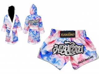 Sublimation Set - Custom Muay Thai Robe and Muay Thai Shorts