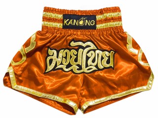 Kanong Kick boxing Shorts : KNS-121 Orange