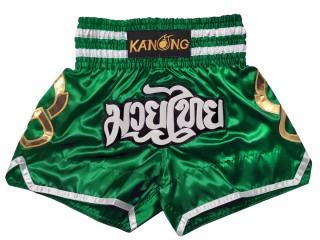 Kanong Kick boxing Shorts : KNS-143-Green