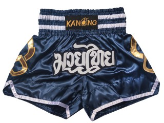 Kanong Kick boxing Shorts : KNS-143-Navy