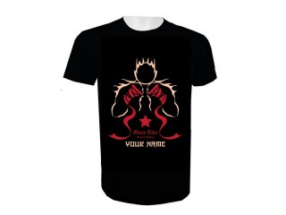 Custom Muay Thai T-Shirt with Name : KNTSHCUST-002