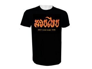 Custom Muay Thai T-Shirt with Name : KNTSHCUST-008