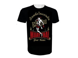 Custom Muay Thai T-Shirt with Name : KNTSHCUST-009