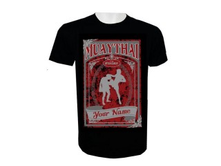 Customised Muay Thai T-Shirt with Name : KNTSHCUST-014