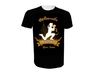 Customised Muay Thai T-Shirt with Name : KNTSHCUST-017