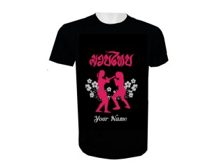 Personalized Muay Thai T-Shirt with Name : KNTSHCUSTWO-001