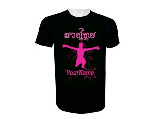 Personalized Muay Thai T-Shirt with Name : KNTSHCUSTWO-005