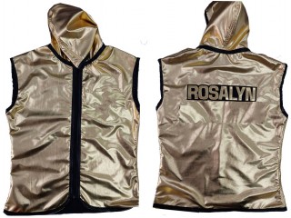 Personalized Mens  Boxing Hoodies / Muay Thai Jacket : Gold