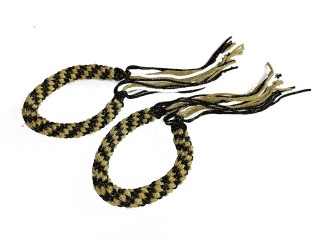 Prajiad Muay Thai Arm bands : Black and Gold