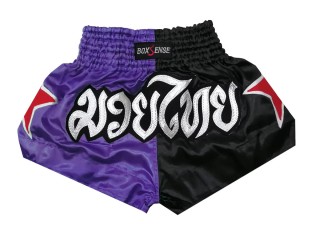Boxsense Kids Kickboxing Shorts : BXSKID-005-Purple