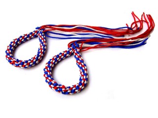 Prajied Muay Thai Arm bands : Red-White-Blue