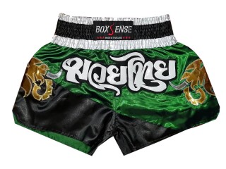 Boxsense Kickboxing Shorts : BXS-091-Green