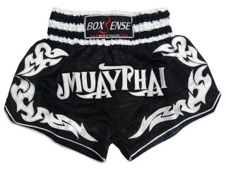 Boxsense Muay Thai Shorts womens Training Shorts : BXS-076-BK