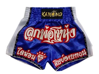 Kanong Custom  Blue Muay Thai Shorts : KNSCUST-1102