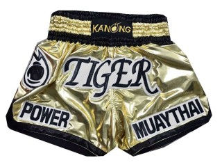 Kanong Custom Gold Muay Thai Shorts : KNSCUST-1054