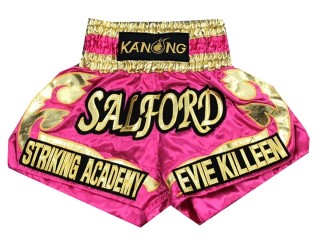 Kanong Custom Pink Muay Thai Shorts : KNSCUST-1037