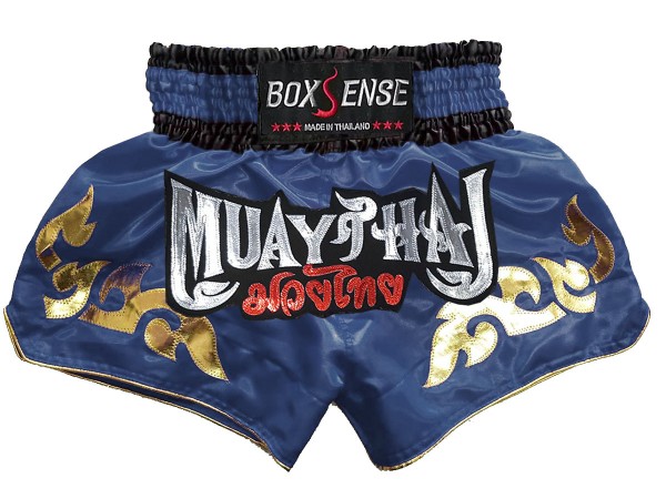 Boxsense Kickboxing Shorts : BXS-092-Navy