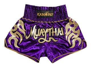 Kanong Kick boxing Shorts : KNS-134-Purple