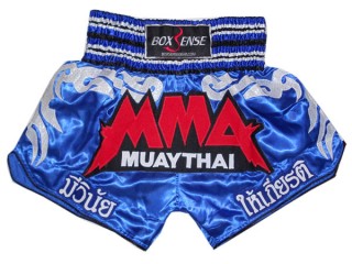 Boxsense Kickboxing Shorts : BXS-066-Blue