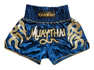 Kanong Muay Thai boxing Shorts : KNS-134 Navy