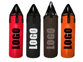 Customize KIck Boxing Heavy Bag with Logo (Unfilled) : 120 cm (4 ft)