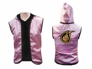 Customize Women Boxing Hoodies / Walk in Jacket : Pink