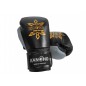 Kanong Real Leather Boxing Gloves : Black and Grey