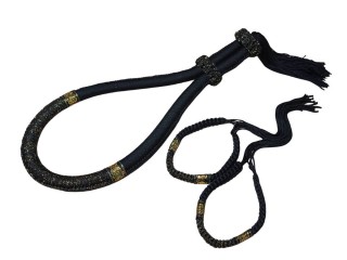 Muay Thai Mongkol Headband + Prajead Arm bands : Thai Style Black