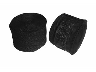 Muay Thai Equipment - Boxing Handwraps (Elastic) : Black