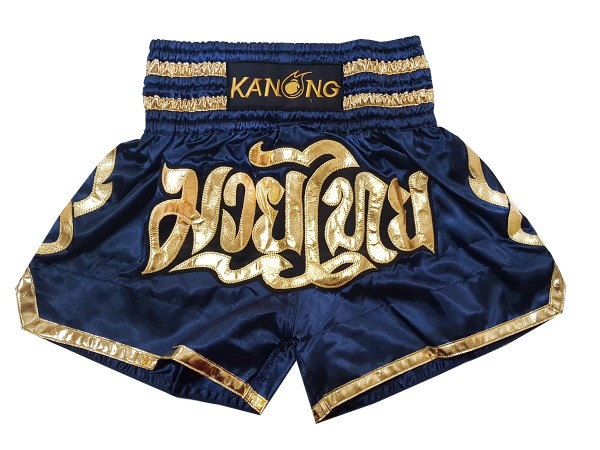 Kanong Kick boxing Shorts : KNS-121-Navy