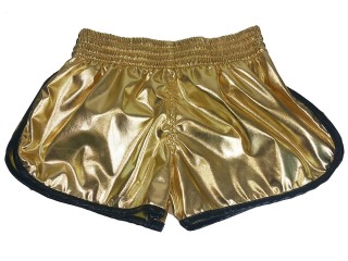 Kanong Womens Kickboxing Shorts : KNSWO-401-Gold