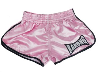 Kanong Womens Muay Thai Shorts : KNSWO-402-Pink