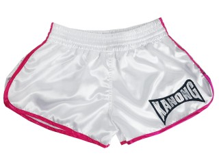 Kanong Womens Kickboxing Shorts : KNSWO-402-White