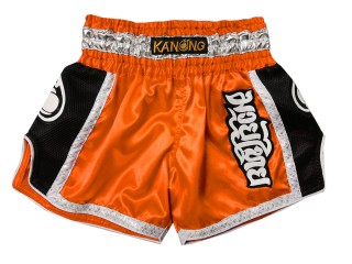 Kanong Retro Muay Thai Shorts : KNSRTO-208 Orange