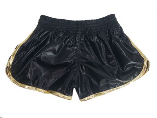 Kanong Women Muay Thai Shorts : KNSWO-401 Black