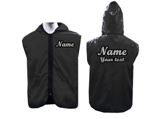 Customize Boxing Hoodies / Walk in Jacket : Black