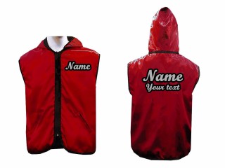 Customize Boxing Hoodies / Walk in Jacket : Red